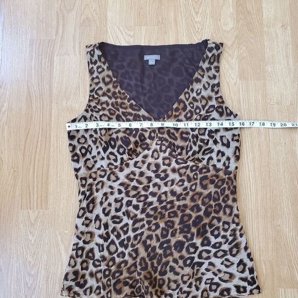 Ann Taylor Silk Sleeveless Chiffon Blouse Sz 2 - Picture 7 of 11